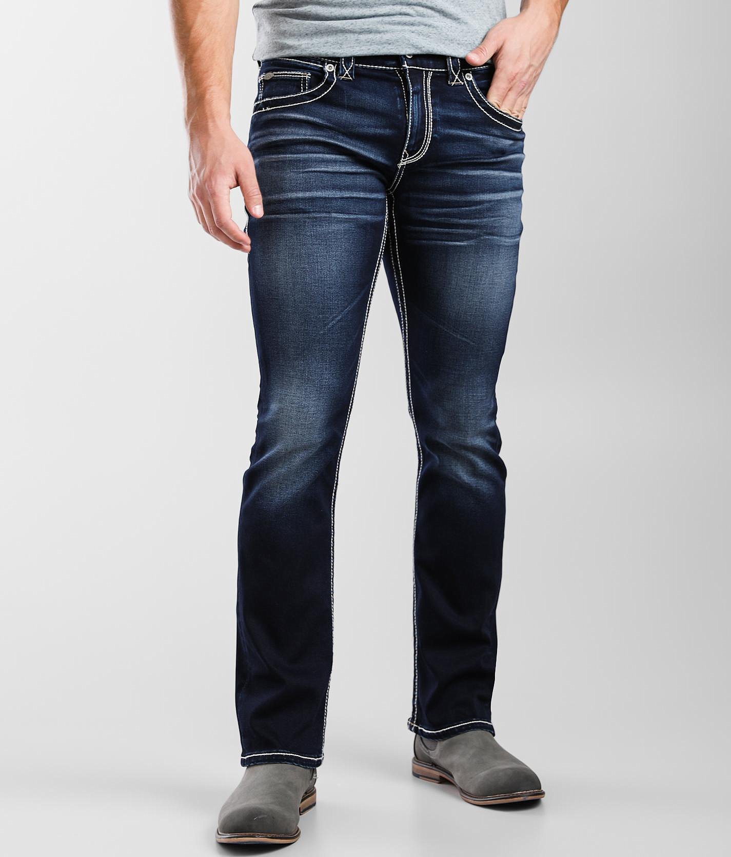 Buckle Black Three Boot Stretch Jean - Men's Jeans In Acropolis | Buckle