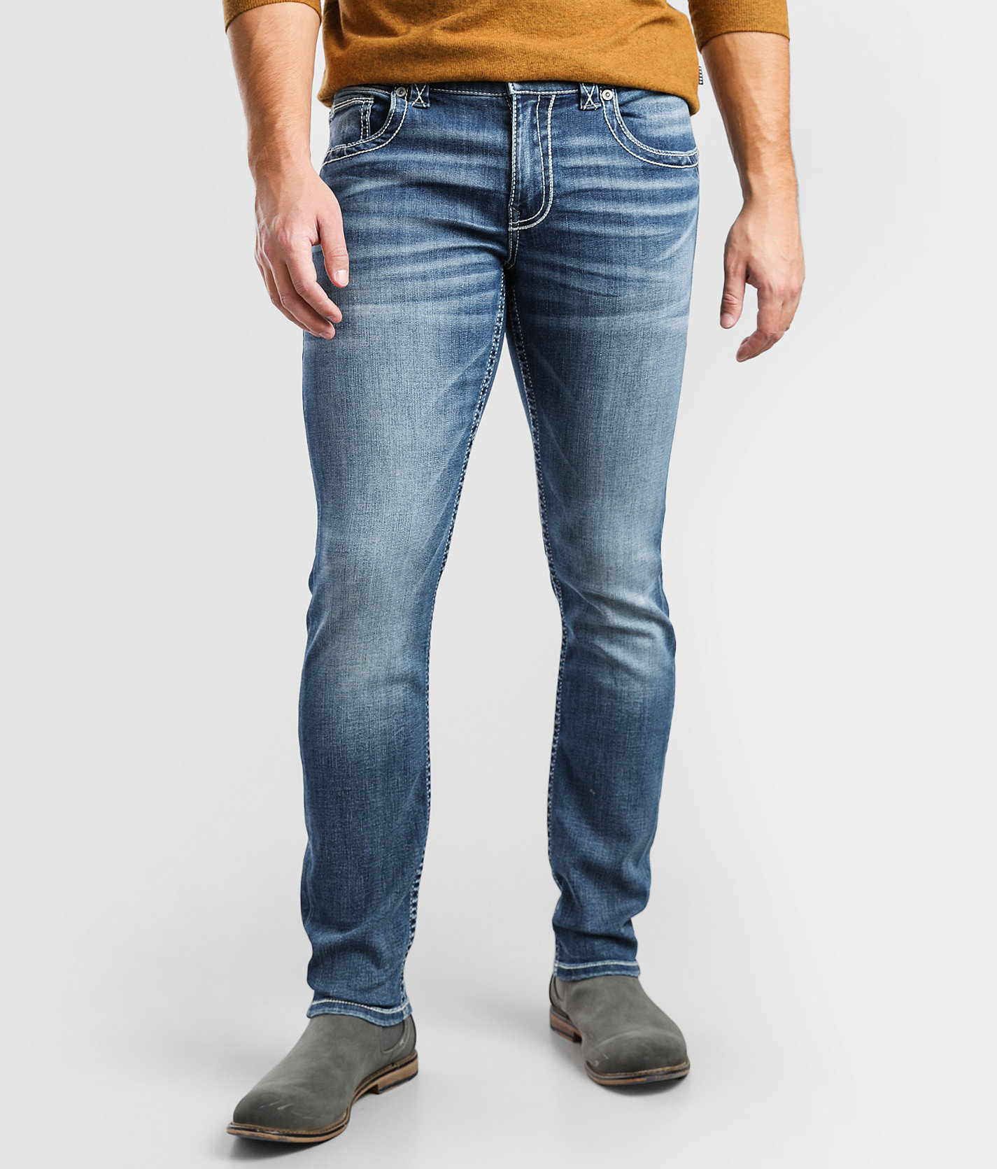 Buckle Black Three Skinny Stretch Jean - Men's Jeans In Paleale | Buckle