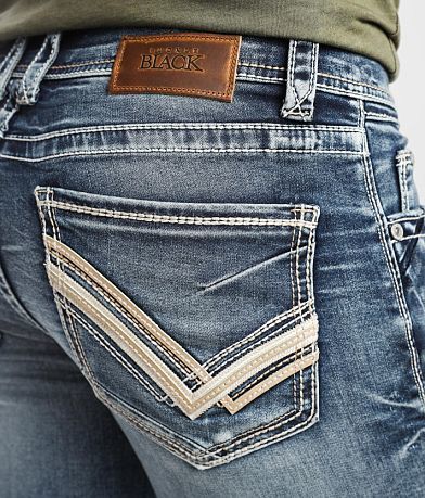 Buckle Black Three Boot Stretch Jean BACK_POCKET