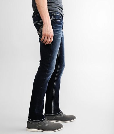 Buckle Black Three Straight Stretch Jean FULL_RIGHT_SIDE