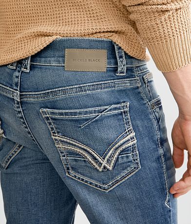 Buckle Black Three Boot Stretch Jean BACK_POCKET