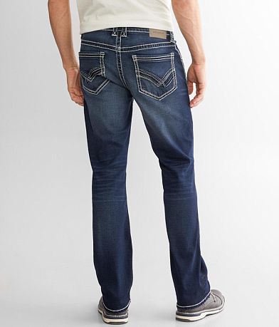 Buckle Black Three Boot Stretch Jean BACK