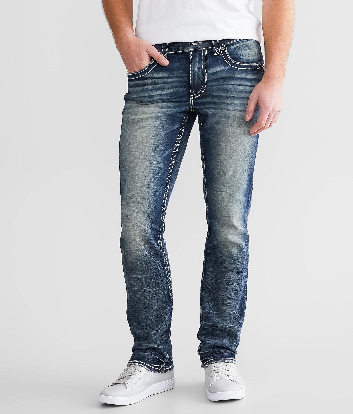 Popular buckle jeans