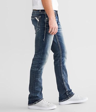 Buckle Black Three Straight Stretch Jean FULL_LEFT_SIDE