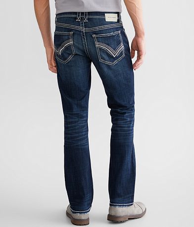 Buckle Black Three Boot Stretch Jean BACK