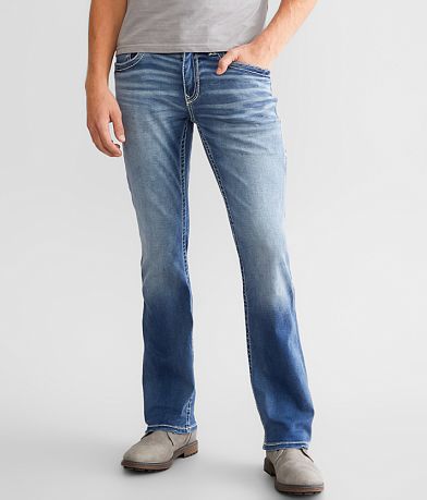 Buckle Black Three Boot Stretch Jean front view