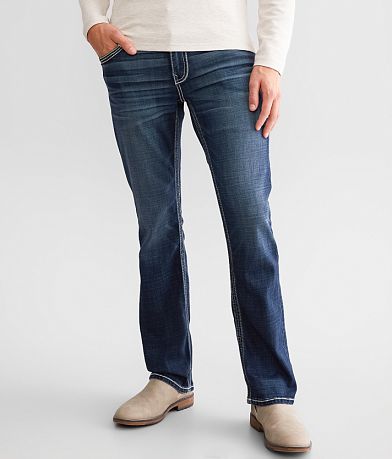 Buckle Black Three Boot Stretch Jean front view