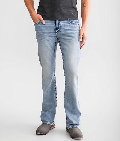 Buckle Black Three Boot Stretch Jean front view