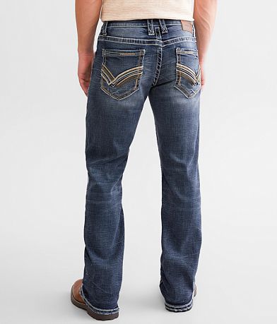 Buckle Black Three Boot Stretch Jean BACK