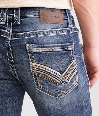 Buckle Black Three Boot Stretch Jean BACK_POCKET