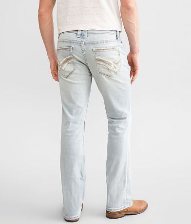 Buckle Black Three Boot Stretch Jean BACK