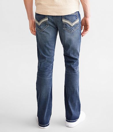 Buckle Black Three Boot Stretch Jean BACK