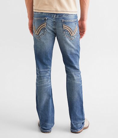 Buckle Black Three Boot Stretch Jean BACK