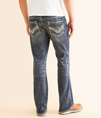 Buckle Black Three Boot Stretch Jean BACK