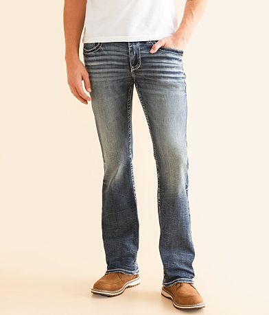 Buckle Black Three Boot Stretch Jean front view