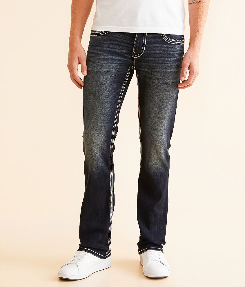 Buckle Black Three Straight Stretch Jean