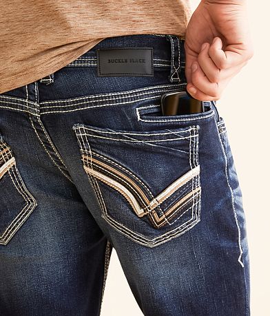 Buckle Black Three Boot Stretch Jean BACK_POCKET