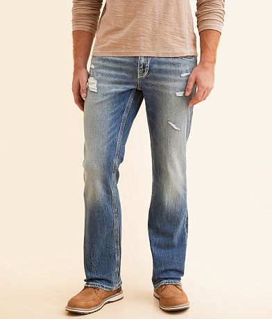 Buckle Black Vintage Three Boot Stretch Jean front view