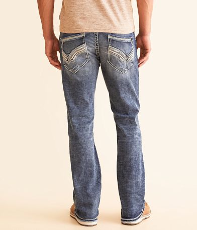 Buckle Black Three Boot Stretch Jean BACK