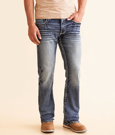 Buckle Black Three Boot Stretch Jean front view