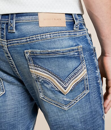 Buckle Black Three Straight Stretch Jean - Men's Jeans in McCormick ...