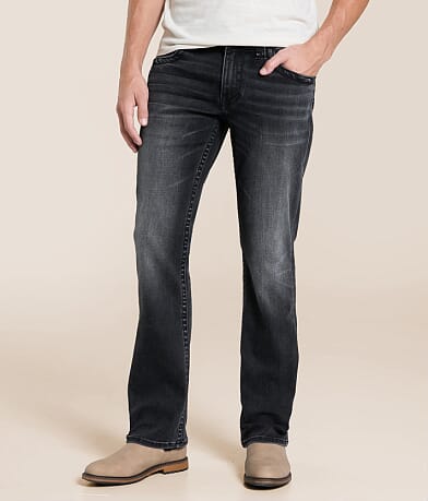 Buckle Black Three Boot Stretch Jean front view