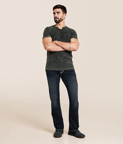 Buckle Black Three Boot Stretch Jean front view