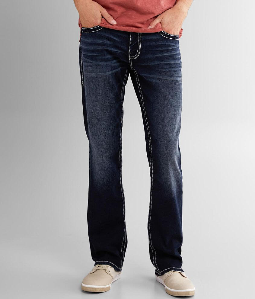 Buckle Black Nine Straight Stretch Jean Men's Clothing in Louvre