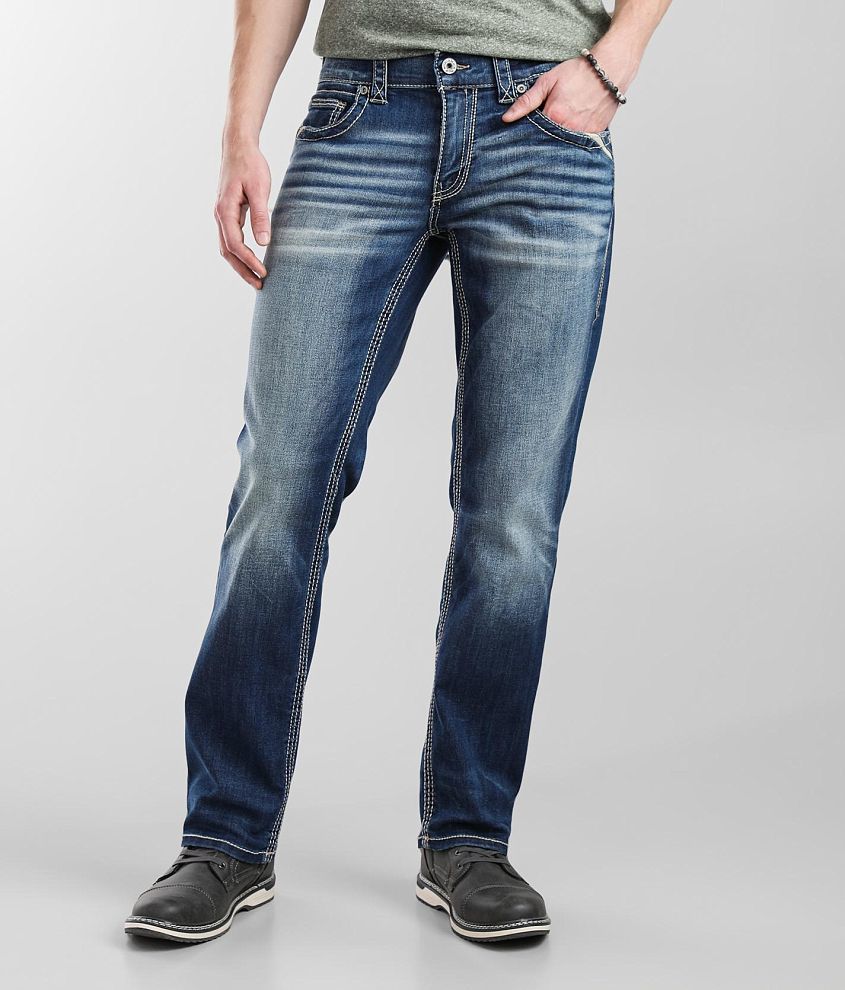 Buckle Black Nine Straight Stretch Jean front view