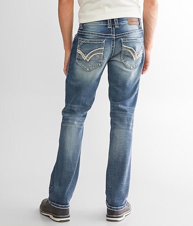 Buckle Black Nine Straight Stretch Jean BACK