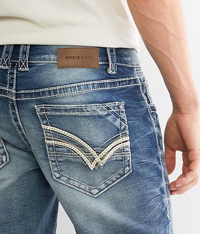 Buckle Black Nine Straight Stretch Jean BACK_POCKET
