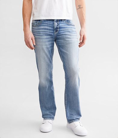 Buckle Black Nine Straight Stretch Jean front view