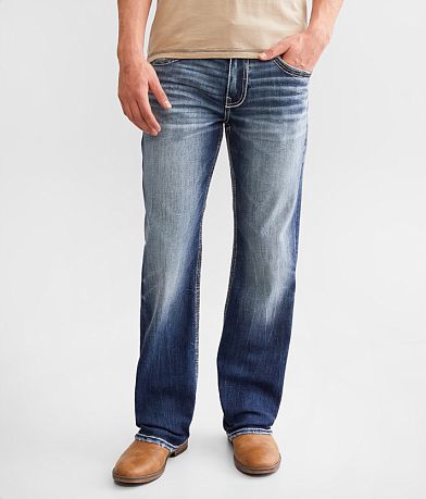 Buckle Black Nine Boot Stretch Jean front view