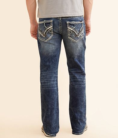 Buckle Black Vintage Nine Boot Stretch Jean BACK