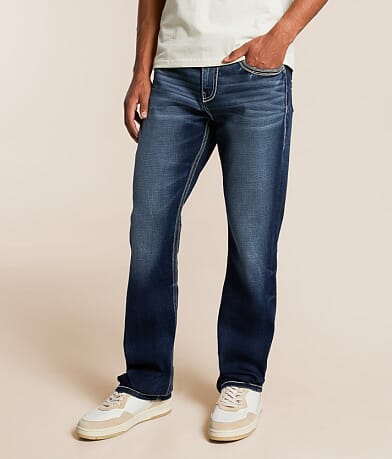 Buckle Black Nine Straight Stretch Jean front view