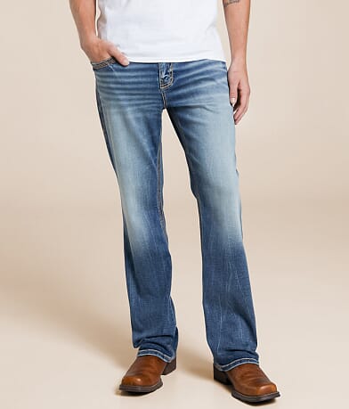 Buckle Black Nine Boot Stretch Jean front view