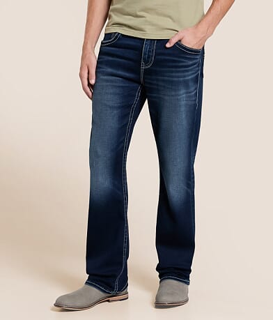 Buckle Black Nine Boot Stretch Jean front view