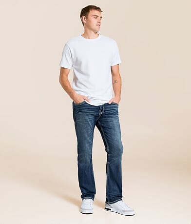 Buckle Black Vintage Nine Straight Stretch Jean front view