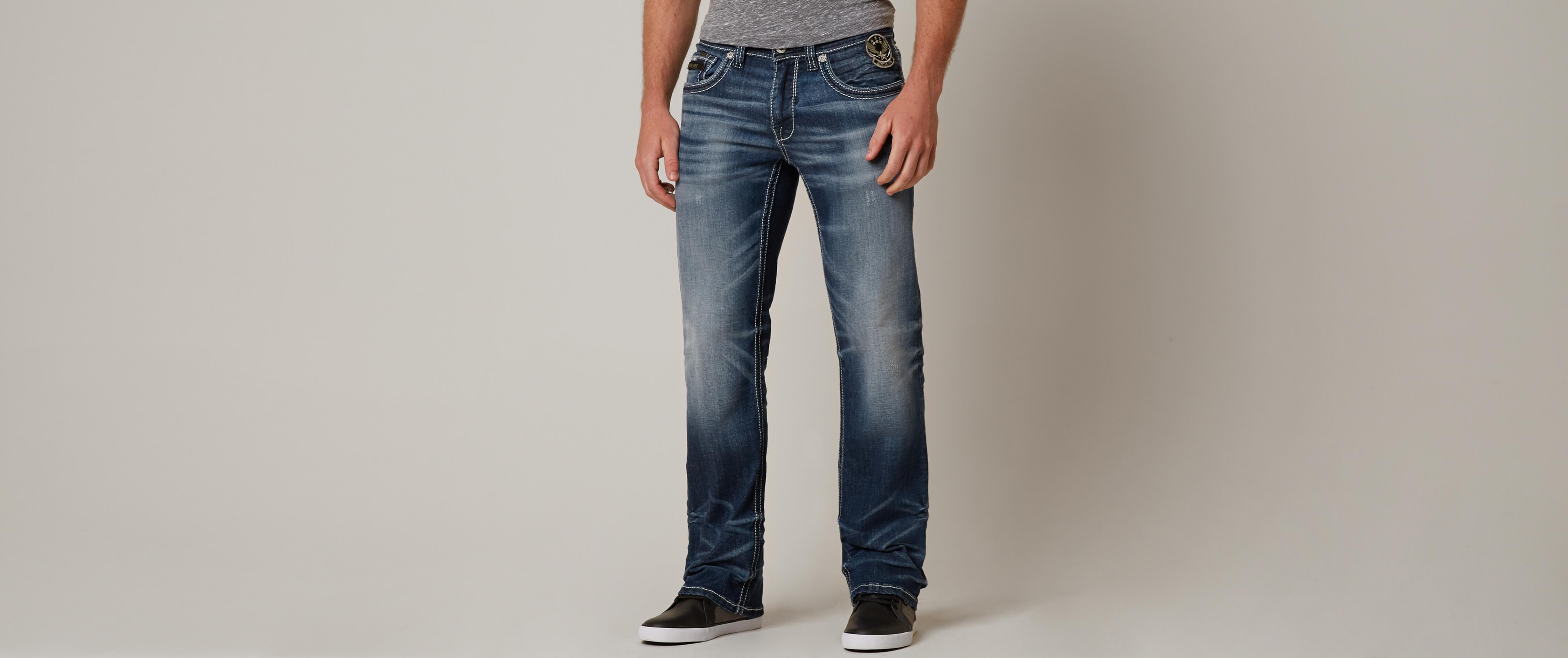 buckle bootcut jeans