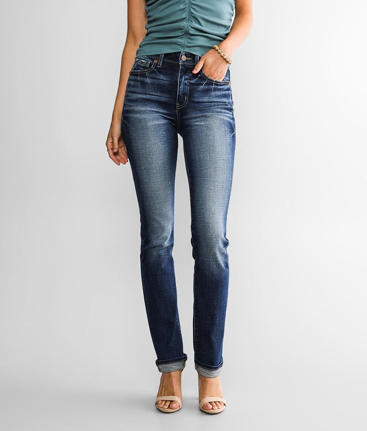 Buckle Black Fit No. 35 Straight Stretch Jean — Galapagos by Buckle