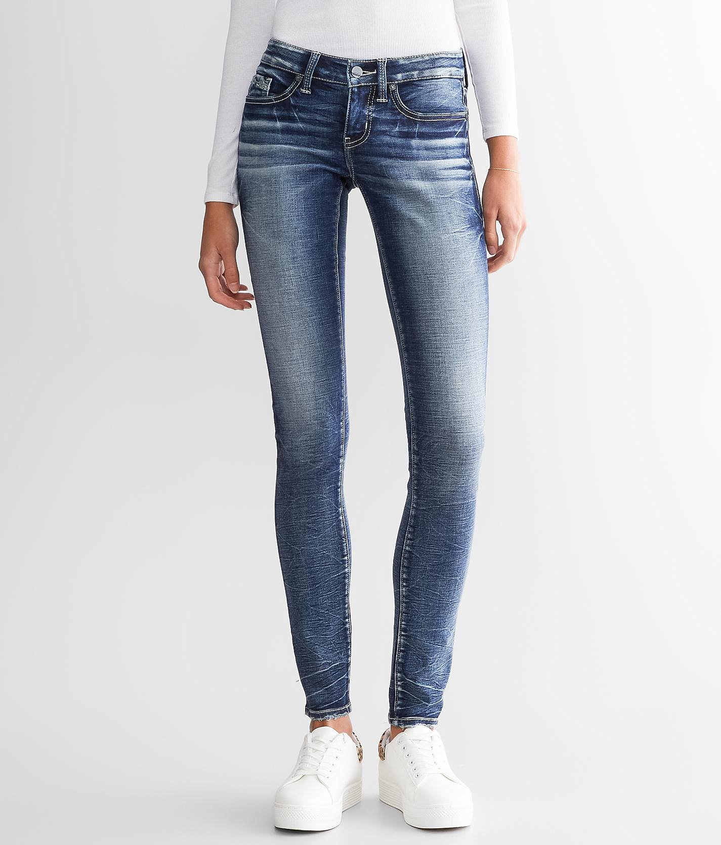 low rise stretch skinny jeans