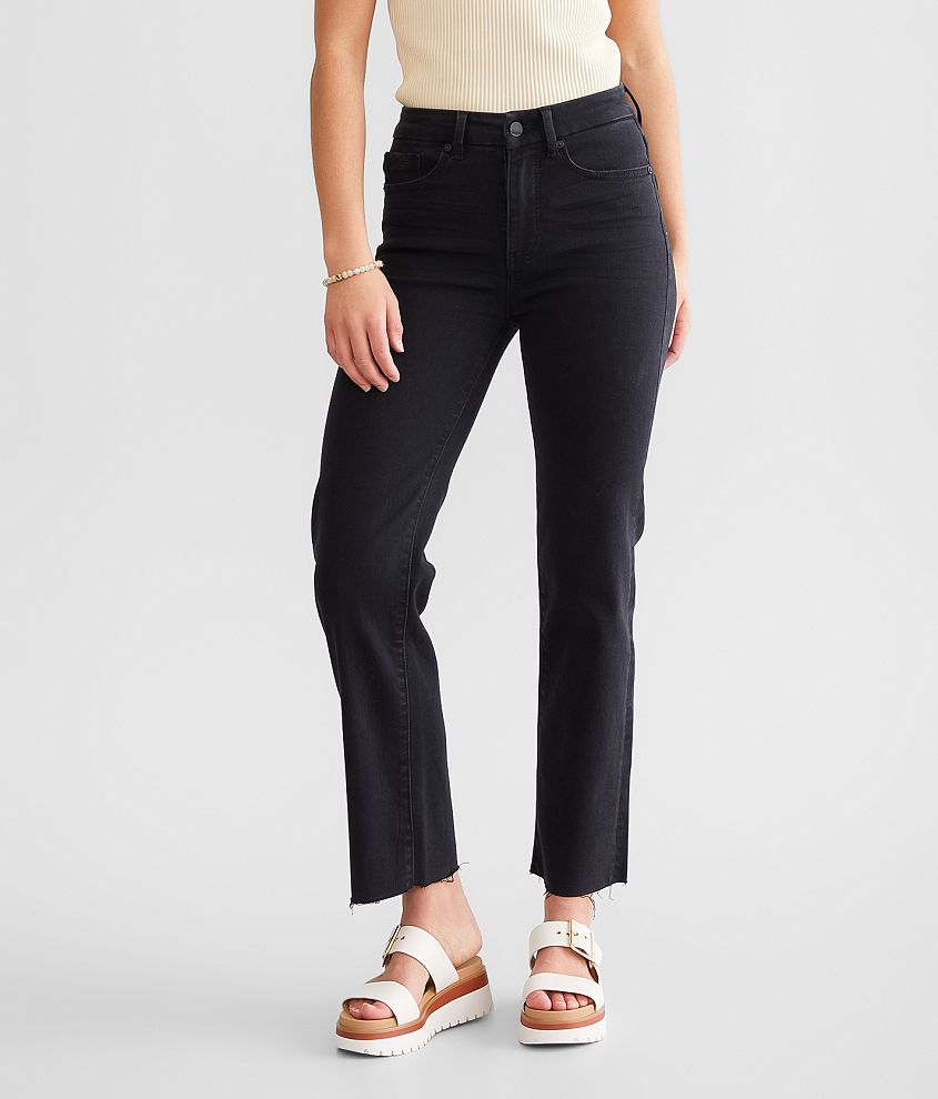 Buckle Black Fit No. 35 Cropped Straight Stretch Jean front view