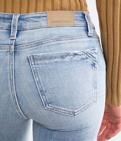 Buckle Black Fit No. 53 Cropped Flare Stretch Jean BACK_POCKET