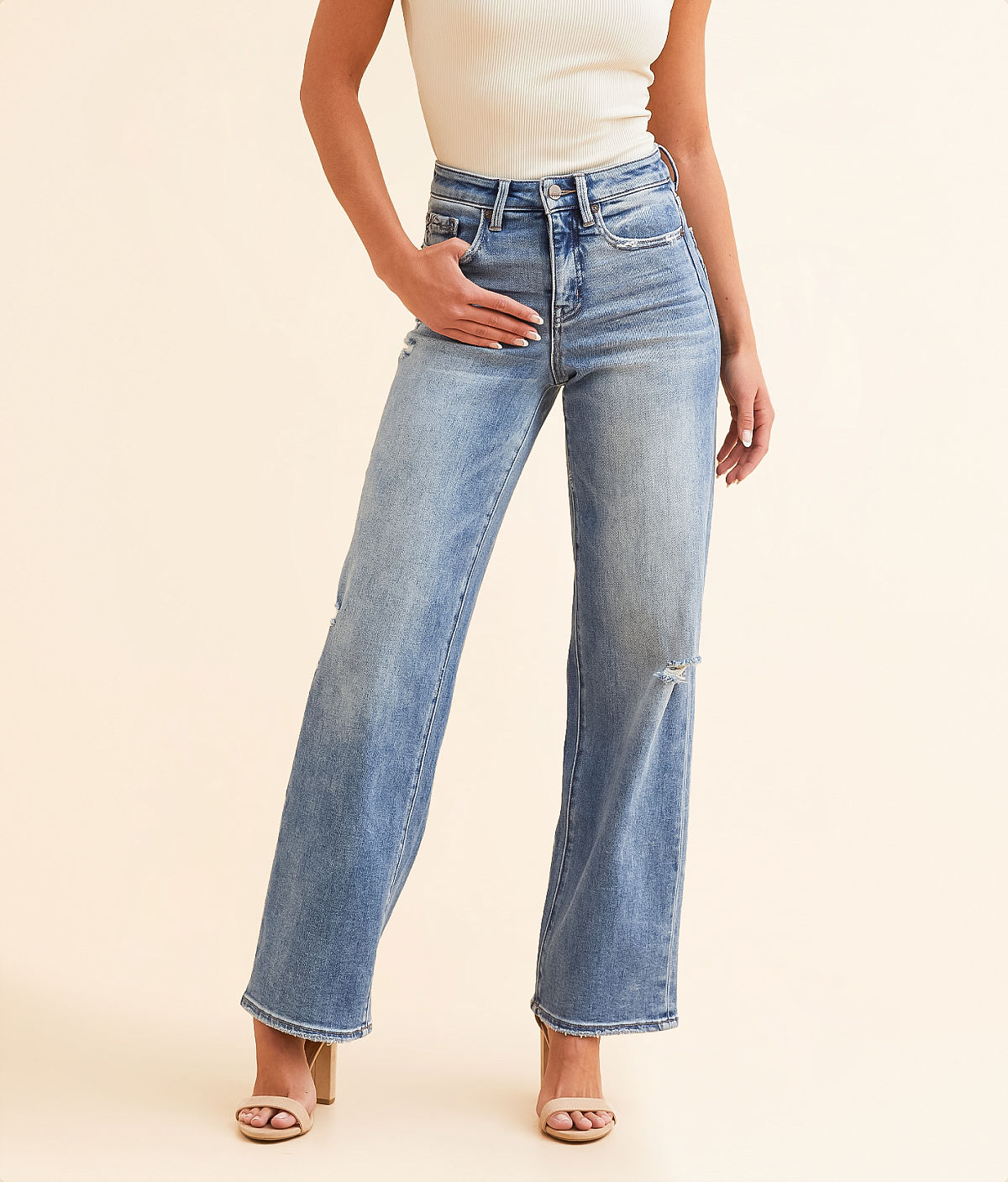 Buckle Black Fit No. 35 Wide Leg Stretch Jean — Hogan by Buckle