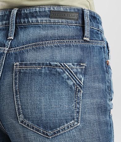 Buckle Black Mom Jean back pocket view
