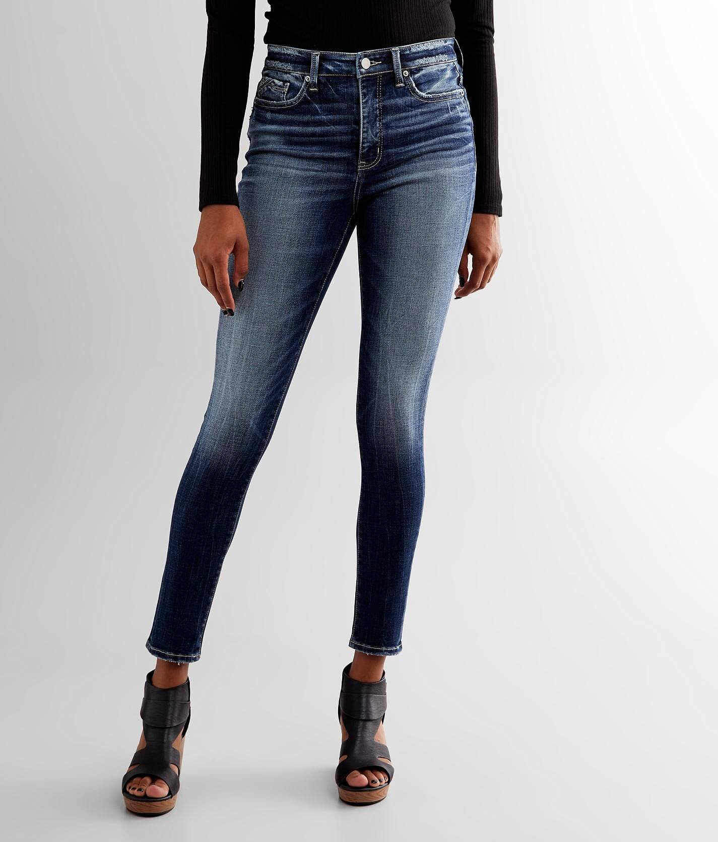 buckle black skinny jeans