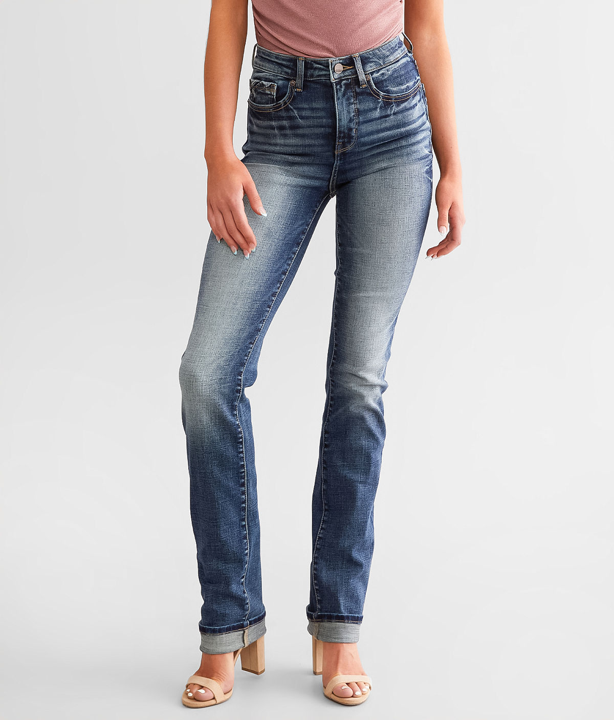 Buckle Black Fit No. 35 Straight Stretch Jean — Cameron Pass 4 by Buckle