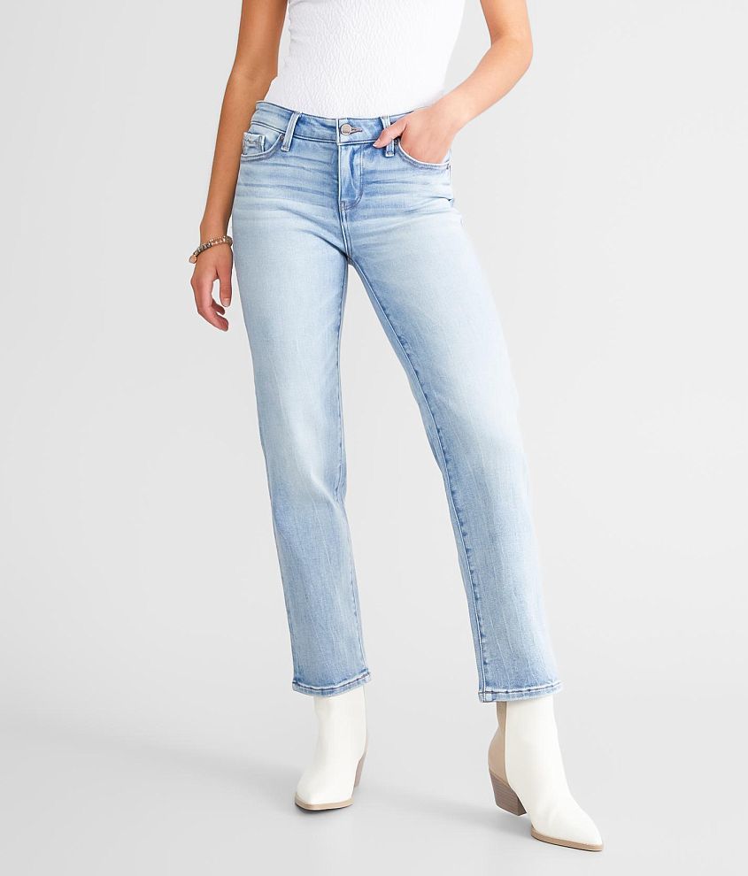 Buckle Black Fit No. Cropped Straight Stretch Jean