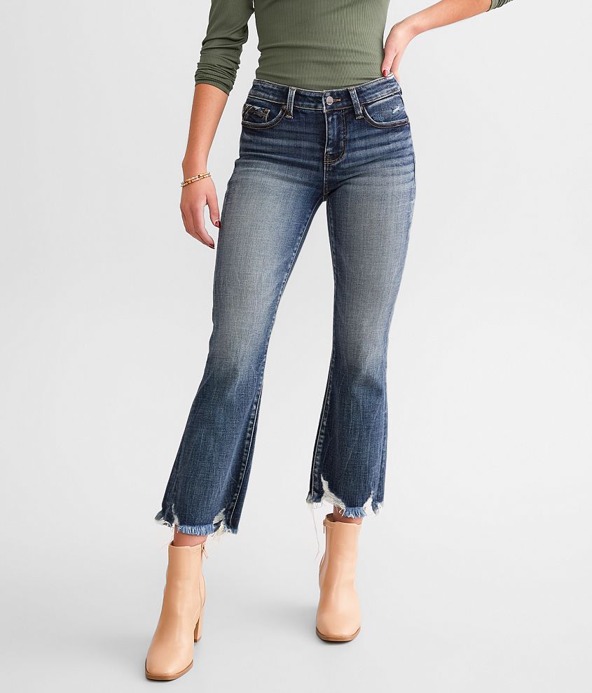 Buckle Black Fit No. Cropped Flare Stretch Jean
