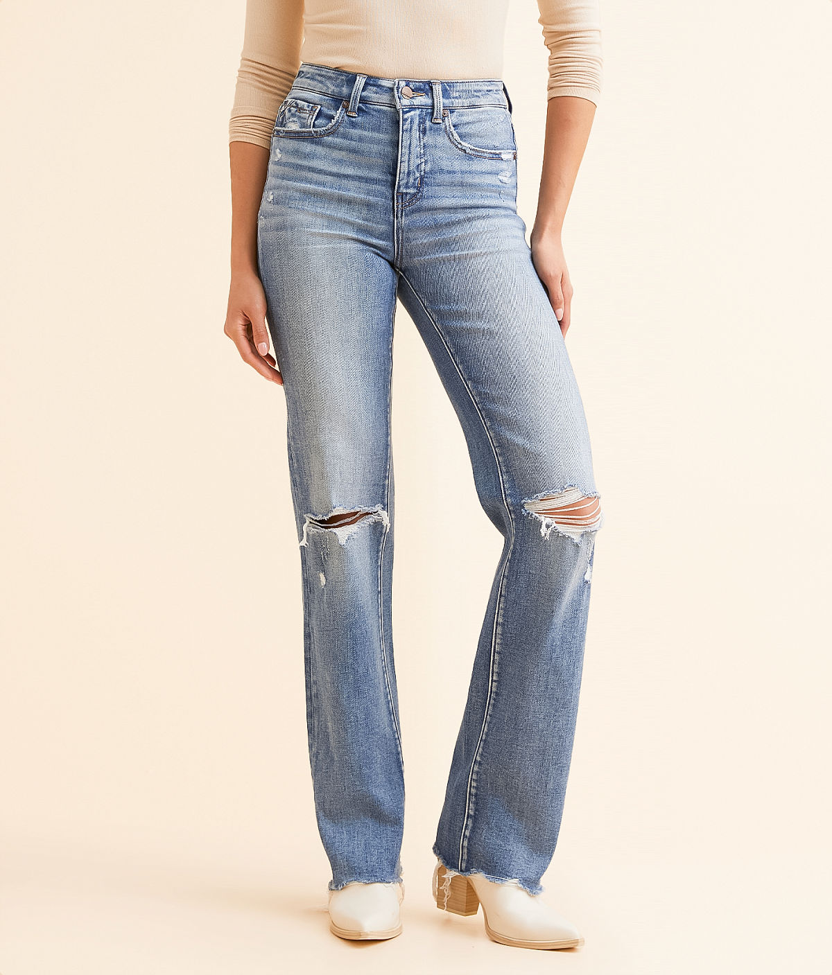 Buckle Black Fit No. 35 Classic Straight Stretch Jean — Delfin by Buckle